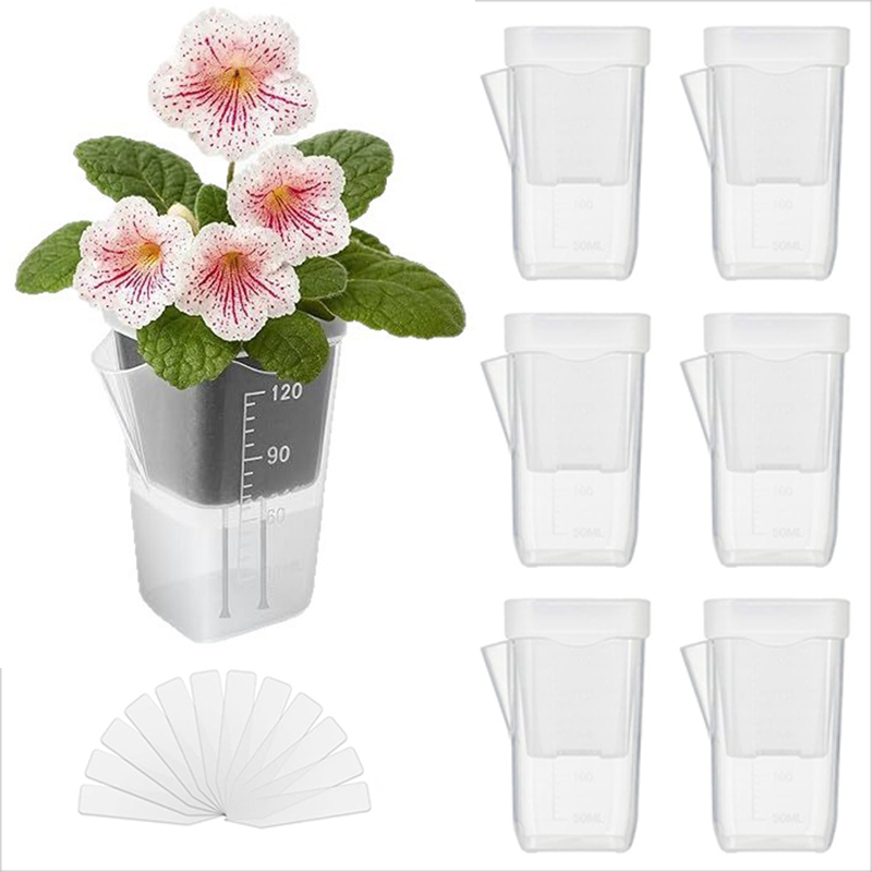 Plant Monitor - 16/32 Pack Self-Watering Planters – Transparent
