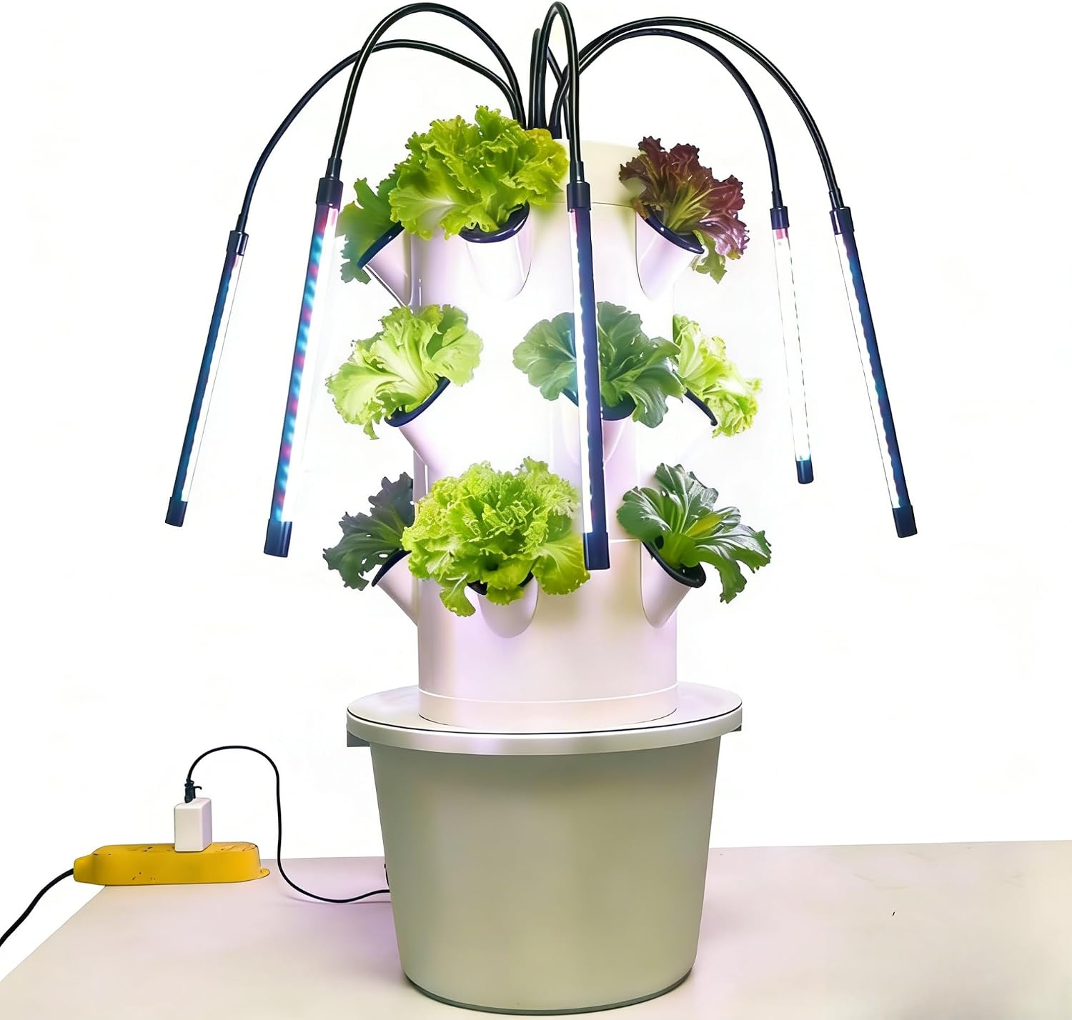 Hydroponic Tower - Vertical Hydroponic Growing System 3Layers 15