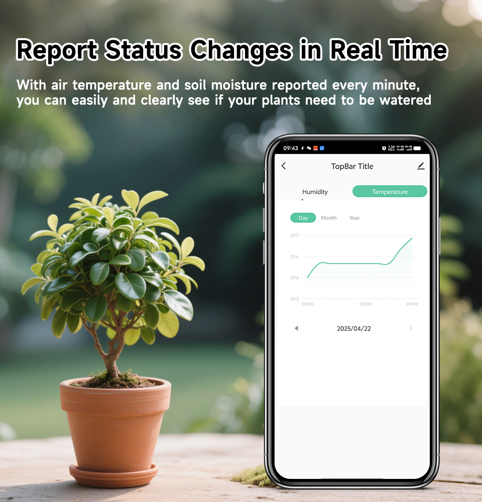 Smart Soil Tester Sensor, Zigb - огляд і ціна Plant Monitor