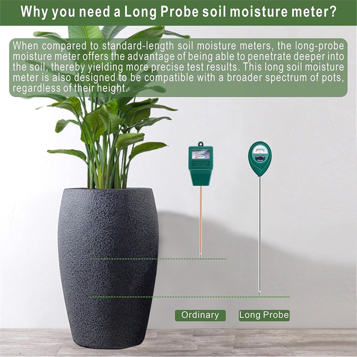 LNHF Long Probe Deep Use Soil  - огляд і ціна Plant Monitor