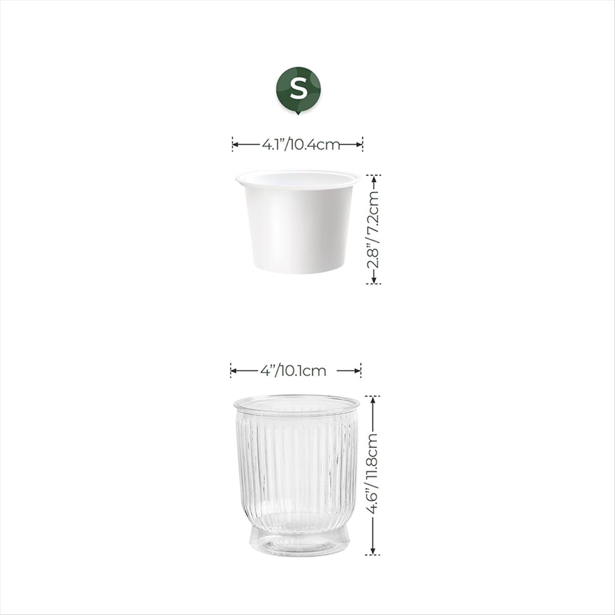 Self Watering Plant Pots, 4 In - огляд і ціна Self Watering Planter