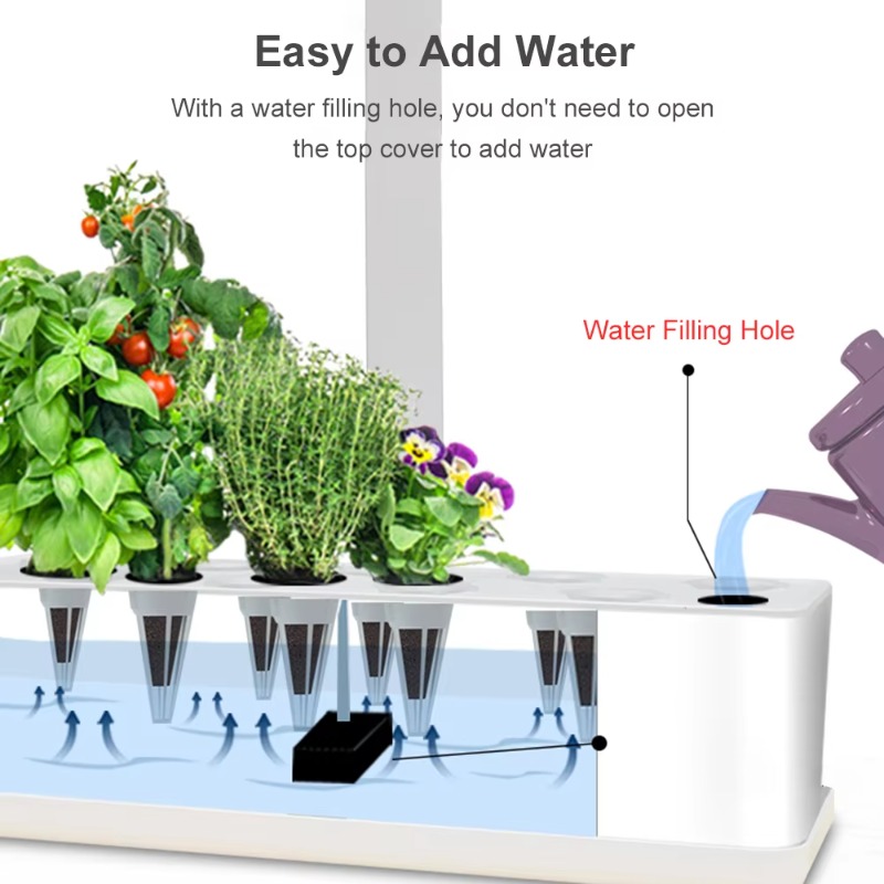 9 Pods Smart Hydroponics Growi - огляд і ціна Smart Garden System
