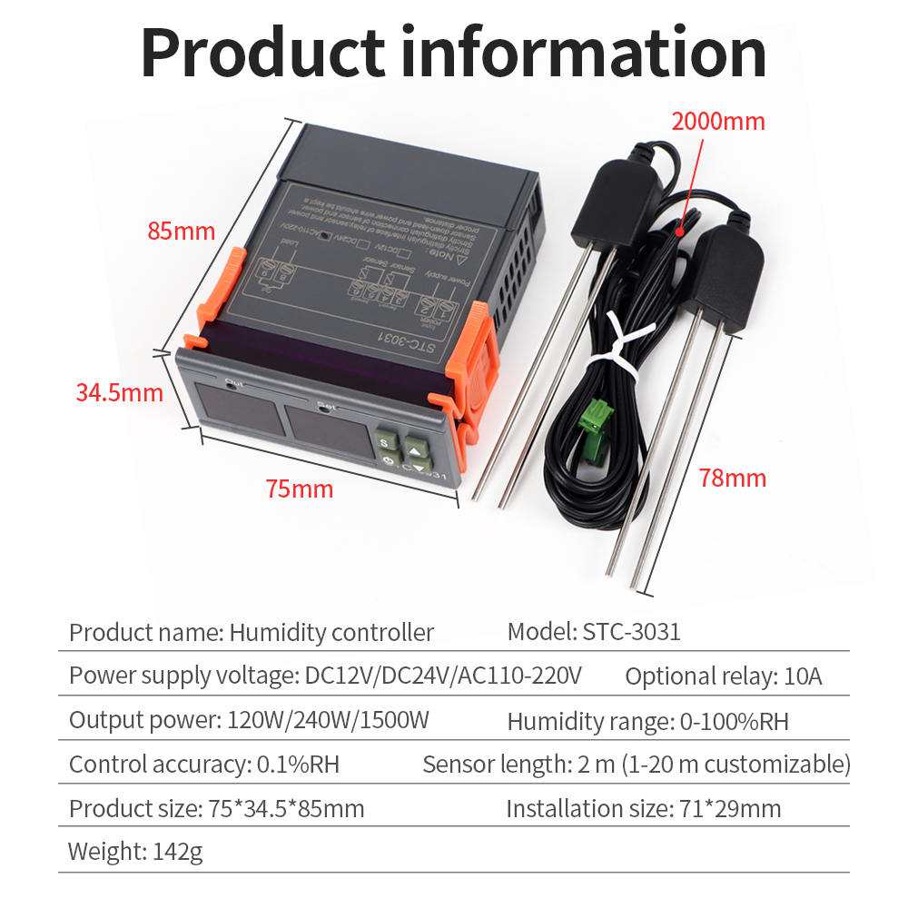 STC-3029 / 3030 / 3031 Moistur - огляд і ціна Plant Monitor