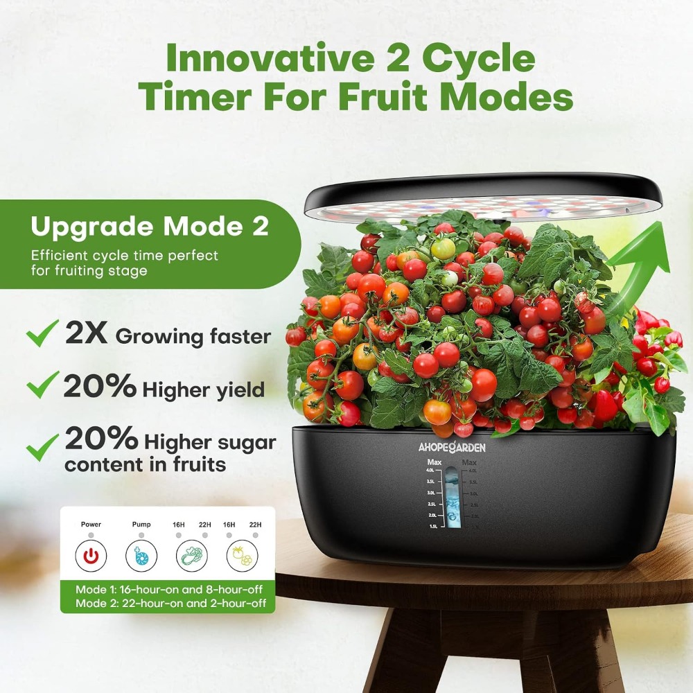 12 Pod Hydroponic Garden with  - огляд і ціна Indoor Garden Kit