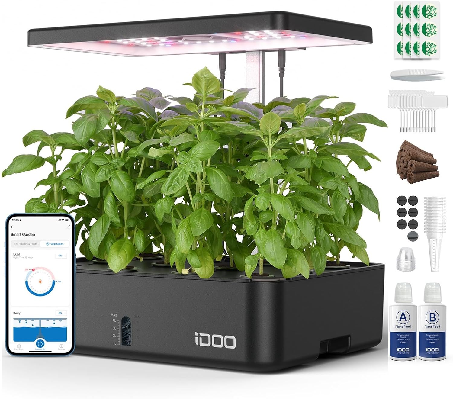 12 Pods WiFi Hydroponics Growi - огляд і ціна Hydroponic Grow Pod