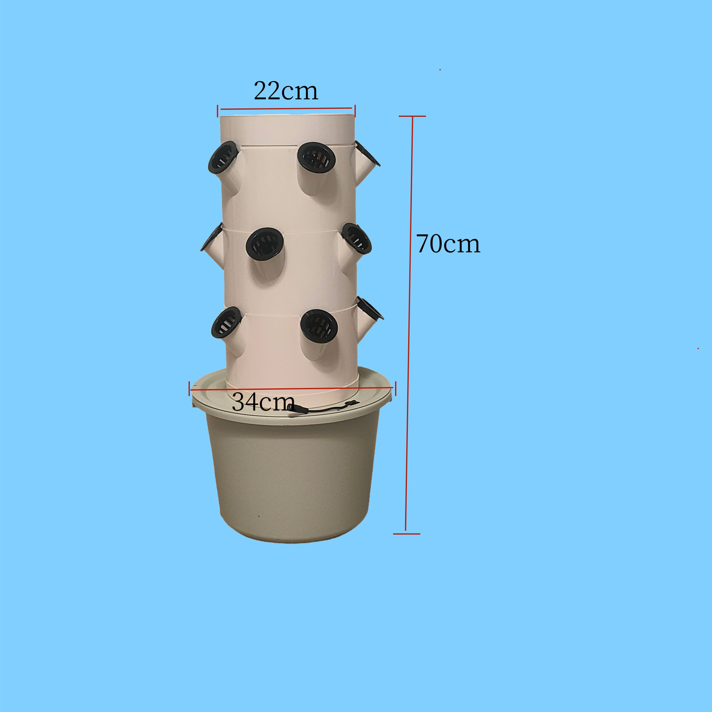 Vertical Hydroponic Growing Sy - огляд і ціна Hydroponic Tower